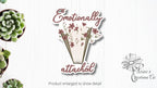 Emotionally Attached Book Sticker | Vinyl Decal — photo 1