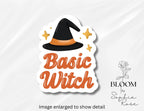 Cozy Fall Ghost and Witch Stickers | Autumn Vinyl Decals — photo 4