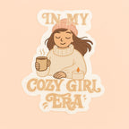 Cozy Girl Era Sticker – Aesthetic Matte Vinyl, Laptop Decal — photo 2