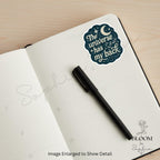 The Universe Has My Back – Celestial Affirmation Sticker — photo 2