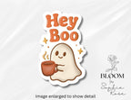 Cozy Fall Ghost and Witch Stickers | Autumn Vinyl Decals — photo 3