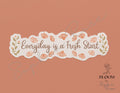 Fresh Start Floral Vinyl Decal Sticker — photo 1