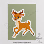 Cute Fawn Sticker | Baby Deer Vinyl Decal | Woodland Nursery Decor — photo 2
