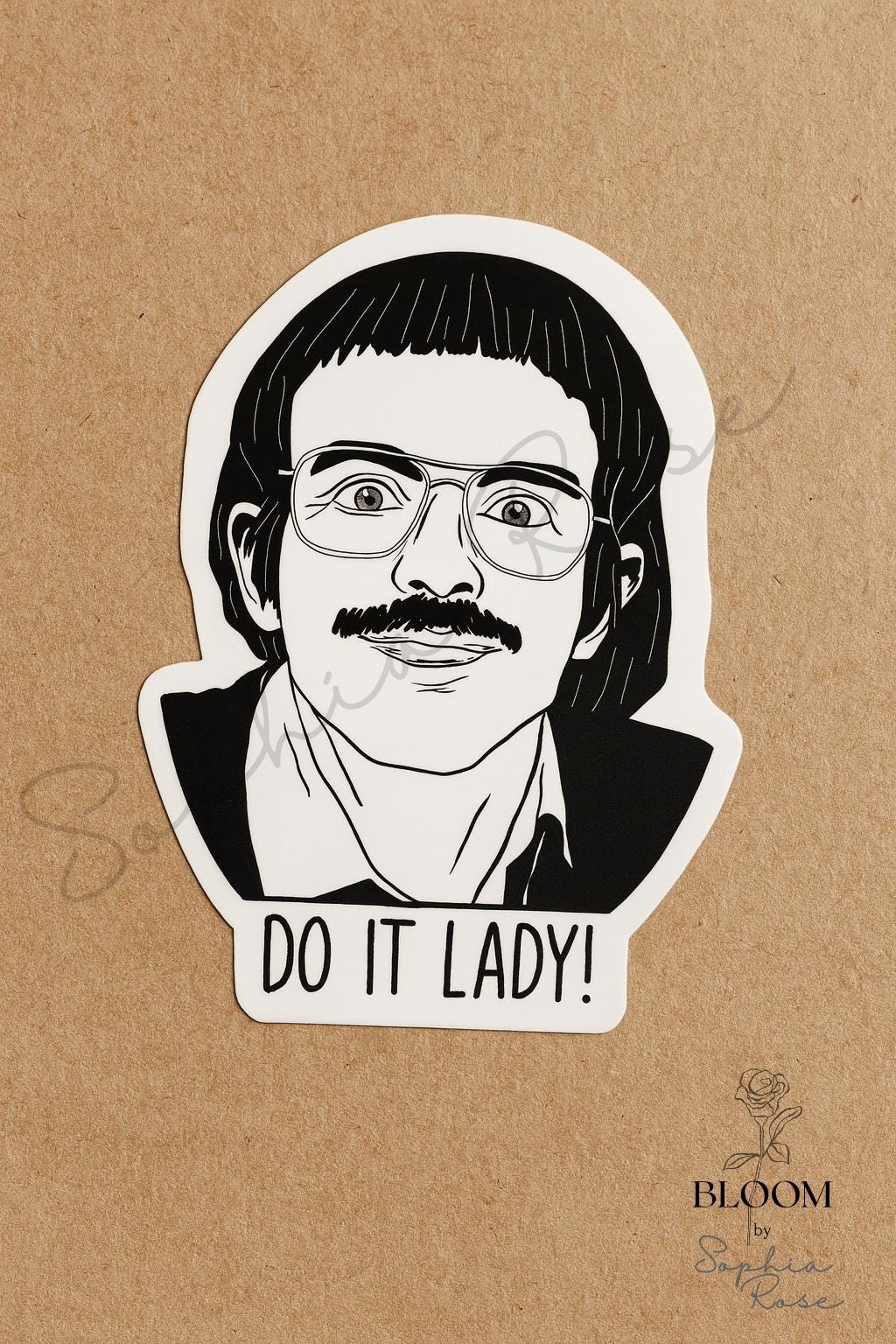 Do It Lady Sticker: Chit Inspired TikTok Meme, Matte Vinyl Decal — photo 2