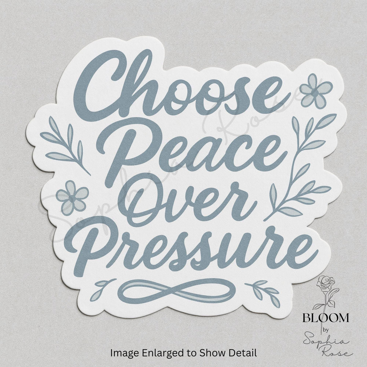 Aligned, Not Rushed – Mindful Celestial Sticker, Affirmation Sticker — photo 3
