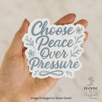 Aligned, Not Rushed – Mindful Celestial Sticker, Affirmation Sticker — photo 1