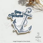 Stay Anchored Vinyl Sticker – Nautical Anchor Quote Sticker for Laptops, Water Bottles & Journals — photo 2
