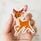 Cute Fawn Sticker | Baby Deer Vinyl Decal | Woodland Nursery Decor — photo 1