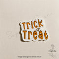 Trick or Treat Vinyl Sticker | Halloween Fall Decor — photo 1