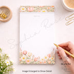 Floral Notes Notepad | Perforated Notepad 5x7 | Pretty Flower Desk Pad | Tear Off Notes Pad | Gift for Her — photo 4