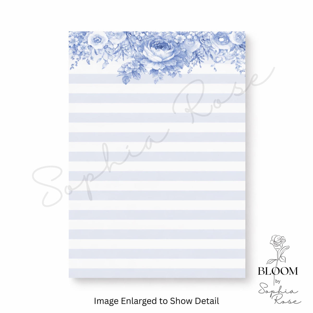 Floral Lined Notepad | Cottagecore Stationery Gift, 5x7 50-Page — photo 5