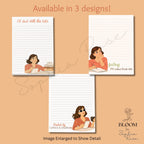 Funny Notepad | 5x7 Lined Notepad | Productivity Humor Desk Pad | Cute Illustrated To-Do Notepad | Gift for Busy Women — photo 2