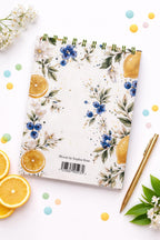 Lemon Blueberry Watercolor Notepad 6x8, Perforated Writing Notebook — photo 4