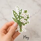 Birth Month Flower Bouquet Stickers | Hand-Illustrated Botanical Wildflower Art — photo 9