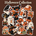Halloween Sticker Set of 18, Cute Ghosts, Black Cats & Pumpkins, Cozy Fall Sticker Bundle, 3, 4 or 5 Inch — photo 1