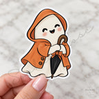 Halloween Sticker Set of 18, Cute Ghosts, Black Cats & Pumpkins, Cozy Fall Sticker Bundle, 3, 4 or 5 Inch — photo 8