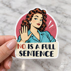 Sarcastic Retro Women Stickers, 12 Designs, 3–5 Inch, Singles or Full Set — photo 10