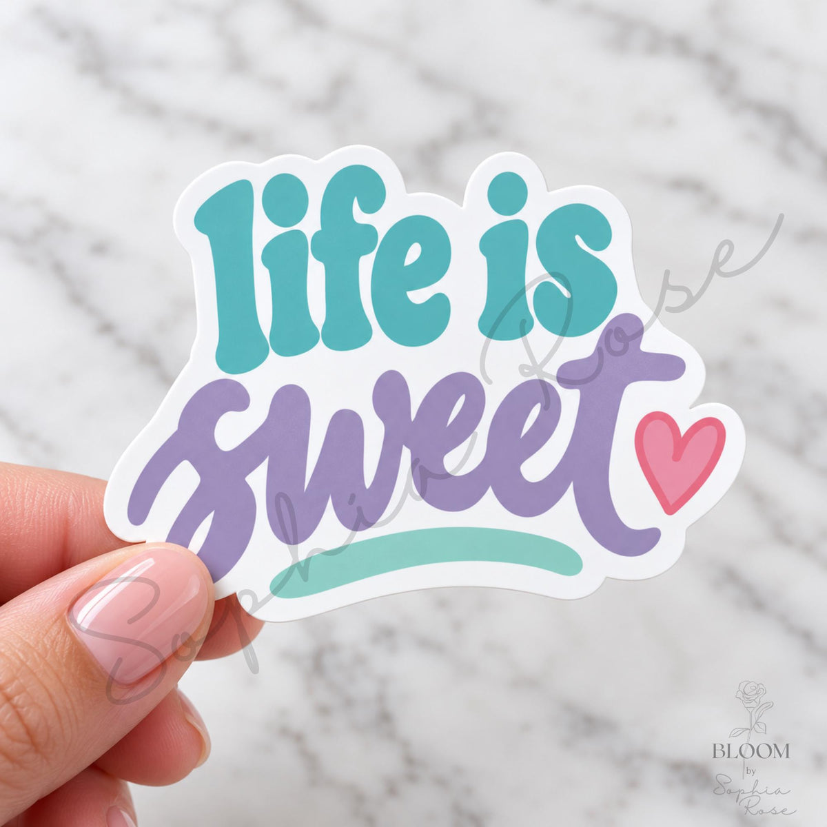 Positive Vibes Sticker Pack, 19 Pastel Quote Designs for Journals and Planners — photo 4